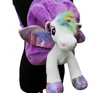 NEW Trendy Winged Magical Unicorn Backpack